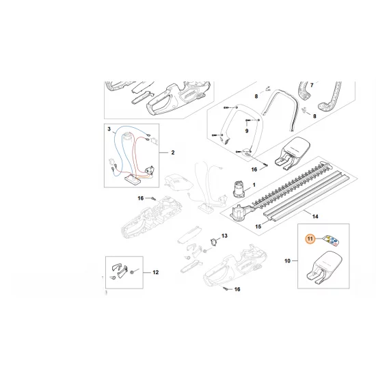 STIHL  Tabliczka ostrzegawcza HA08 967 7200